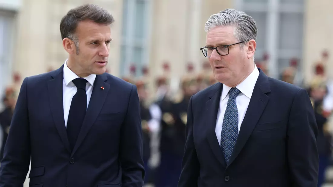 Frankreich und Großbritannien führen eine Koalition von Ländern an, die die Durchfahrt durch die Straße von Hormus mit einer neutralen Marine-Mission sichern wollen. - Bild: Tom Nicholson/Pool Getty/AP/dpa