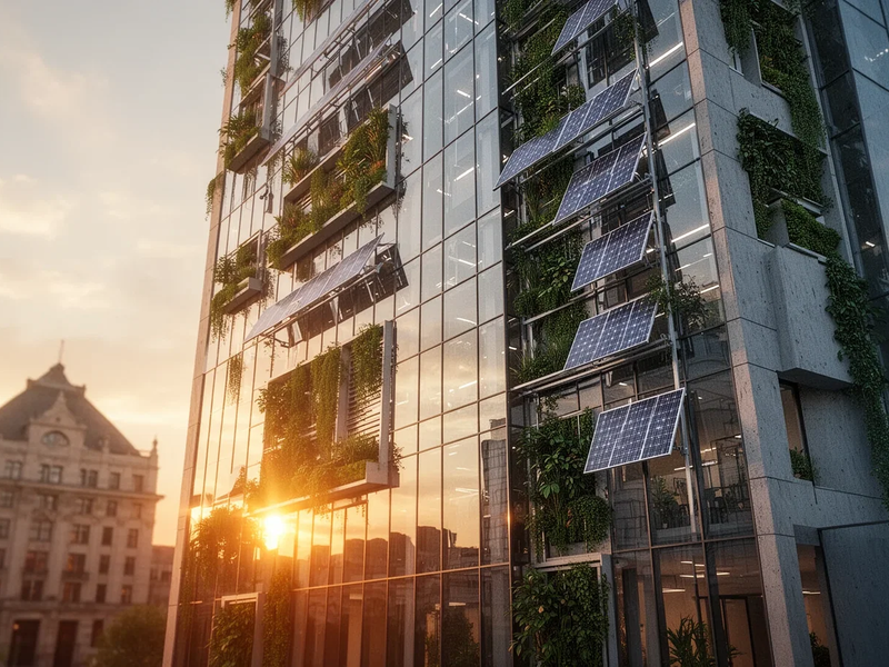 Immobilienmarkt 2026: Grüne Gebäude schlagen braune Konkurrenz - Foto: über boerse-global.de