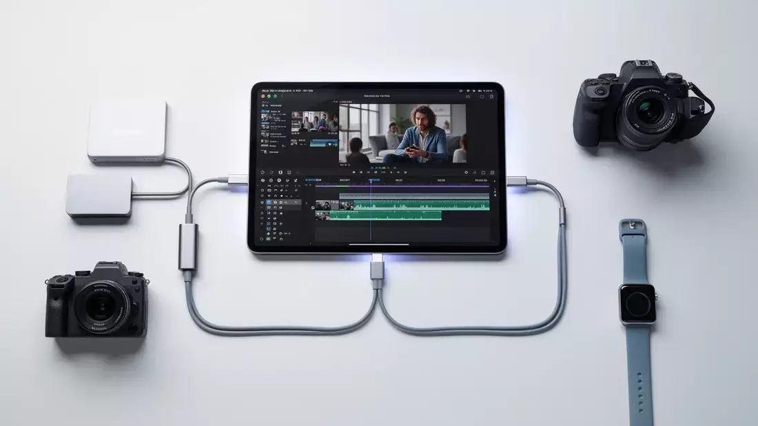 iPad wird zum USB-C-Profi-Hub - Bild: über boerse-global.de