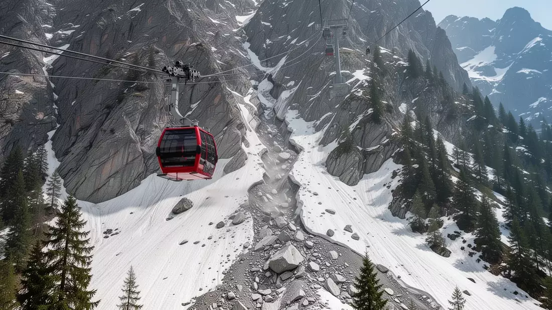Felssturz am Titlis: Gondelbahn gesperrt, Sicherheit hat Vorrang - Bild: über boerse-global.de