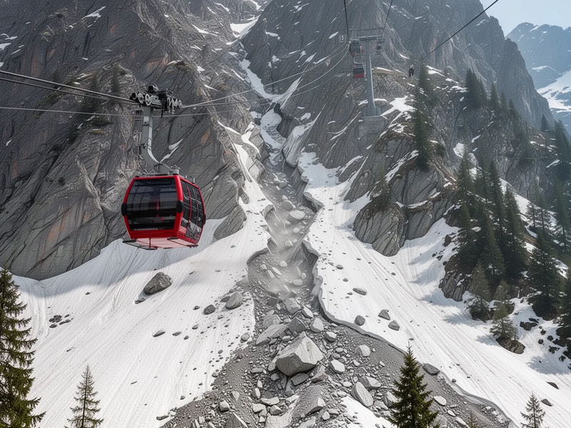 Felssturz am Titlis: Gondelbahn gesperrt, Sicherheit hat Vorrang - Foto: über boerse-global.de