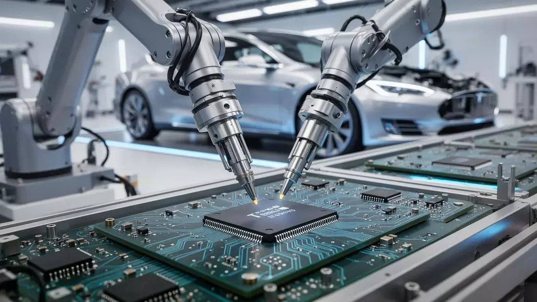 Tesla Aktie: Neues Chip-Bündnis - Bild: über boerse-global.de