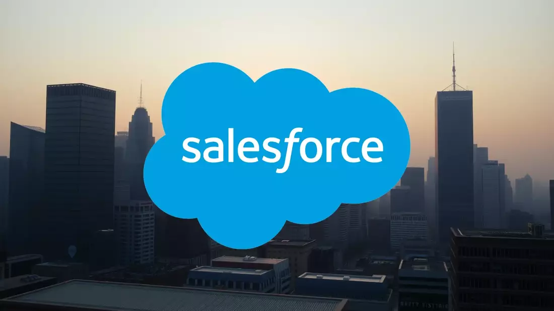 Salesforce: El histórico abismo entre Wall Street y el pánico del mercado Illustration mit AI erstellt übermittelt durch boerse-global.de