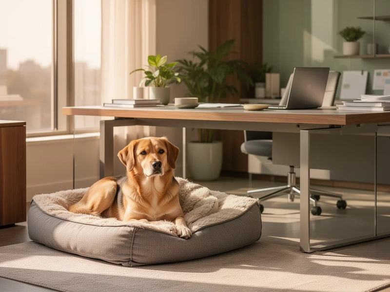 Bürohunde: Stresskiller mit rechtlichen Tücken - Foto: über boerse-global.de