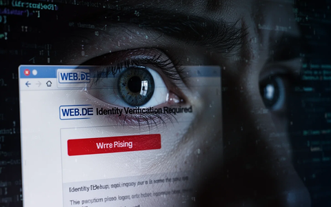 WEB.DE: Neue Phishing-Welle nutzt gefälschte Identitätsprüfungen - Foto: über boerse-global.de