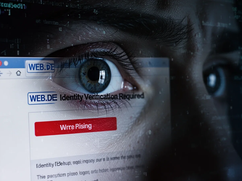 WEB.DE: Neue Phishing-Welle nutzt gefälschte Identitätsprüfungen - Foto: über boerse-global.de