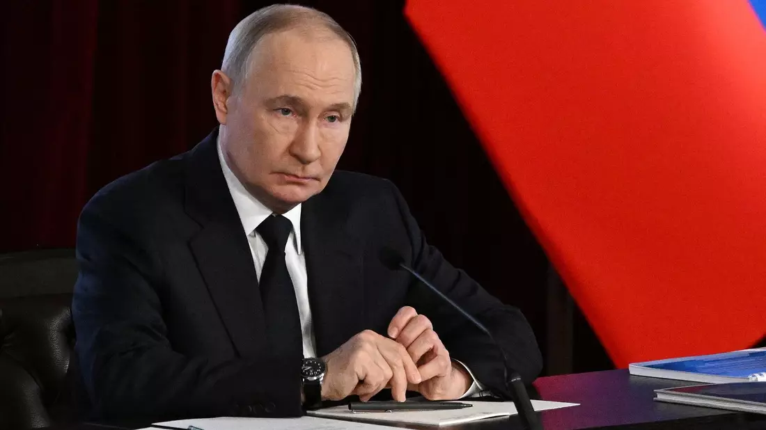 Seit Wochen sinken die Zustimmungswerte für Kremlchef Wladimir Putin. (Archivbild) - Bild: Kristina Solovyova/Pool Sputnik Kremlin/AP/dpa