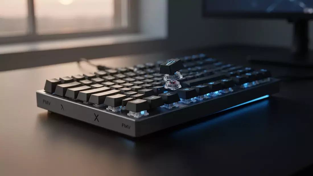 Fujitsu FMV Keyboard X: Leiser Magnet-Schalter für Profis - Bild: über boerse-global.de