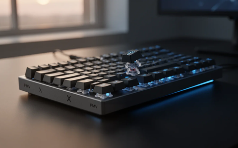 Fujitsu FMV Keyboard X: Leiser Magnet-Schalter für Profis - Foto: über boerse-global.de