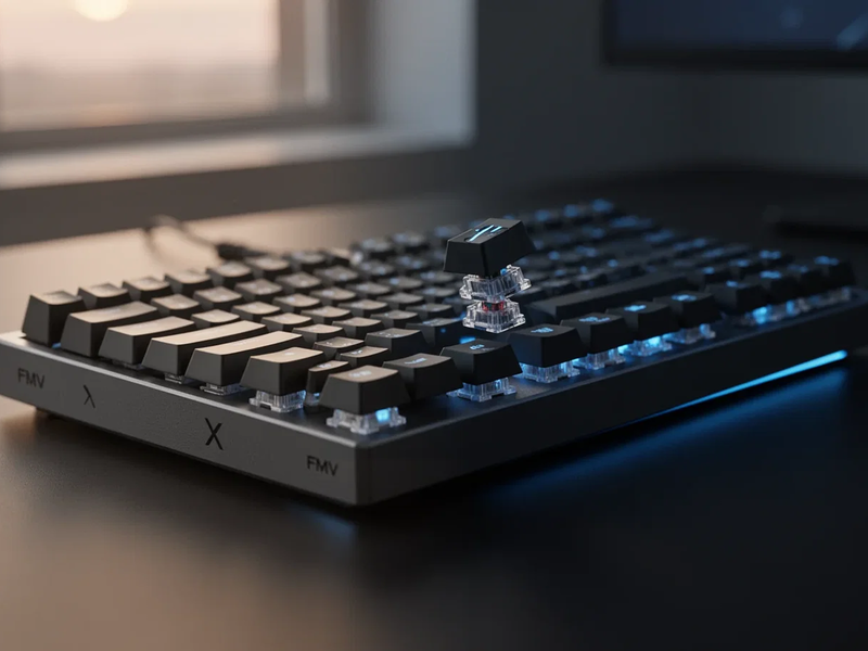 Fujitsu FMV Keyboard X: Leiser Magnet-Schalter für Profis - Foto: über boerse-global.de