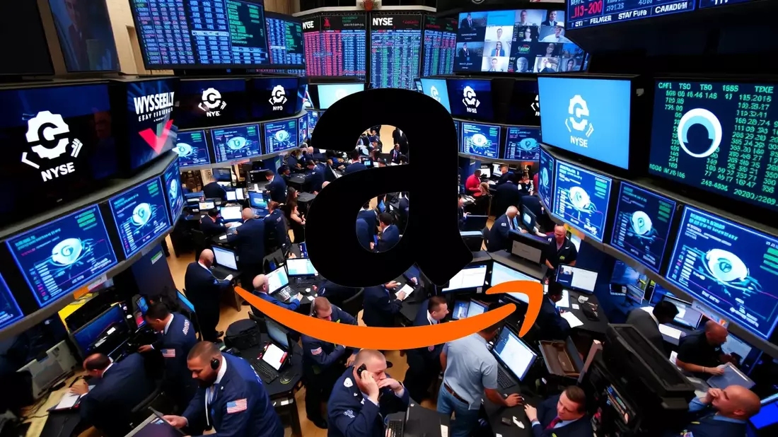 Amazon: La conquista del cielo y la nube impulsa su valor Illustration mit AI erstellt übermittelt durch boerse-global.de
