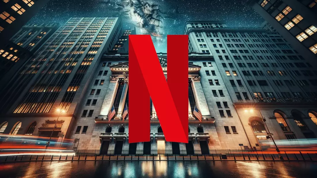 Netflix: Un récord trimestral ahogado por la guía y la salida de su fundador Illustration mit AI erstellt übermittelt durch boerse-global.de