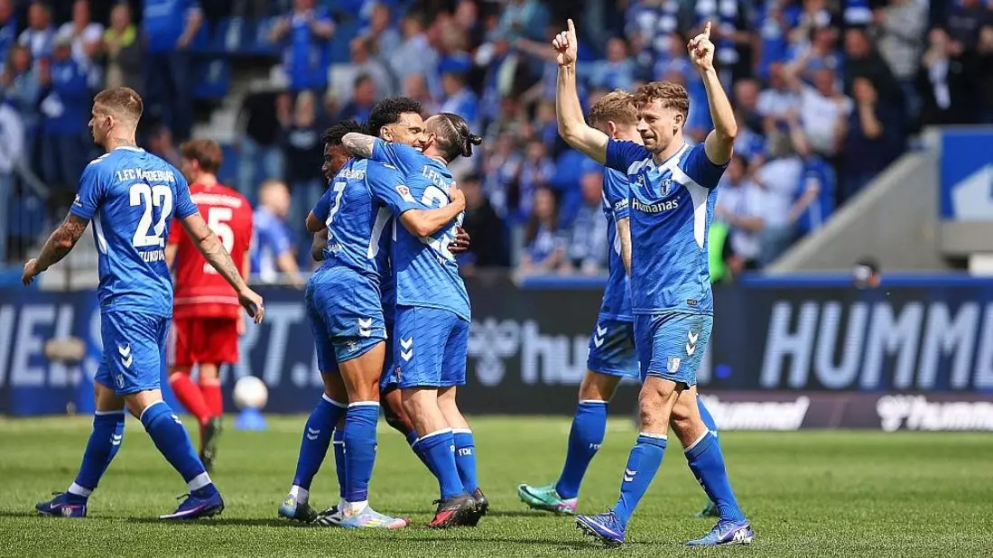 1. FC Magdeburg - Fortuna Düsseldorf am 18.04.2026 - Bild: via dts Nachrichtenagentur