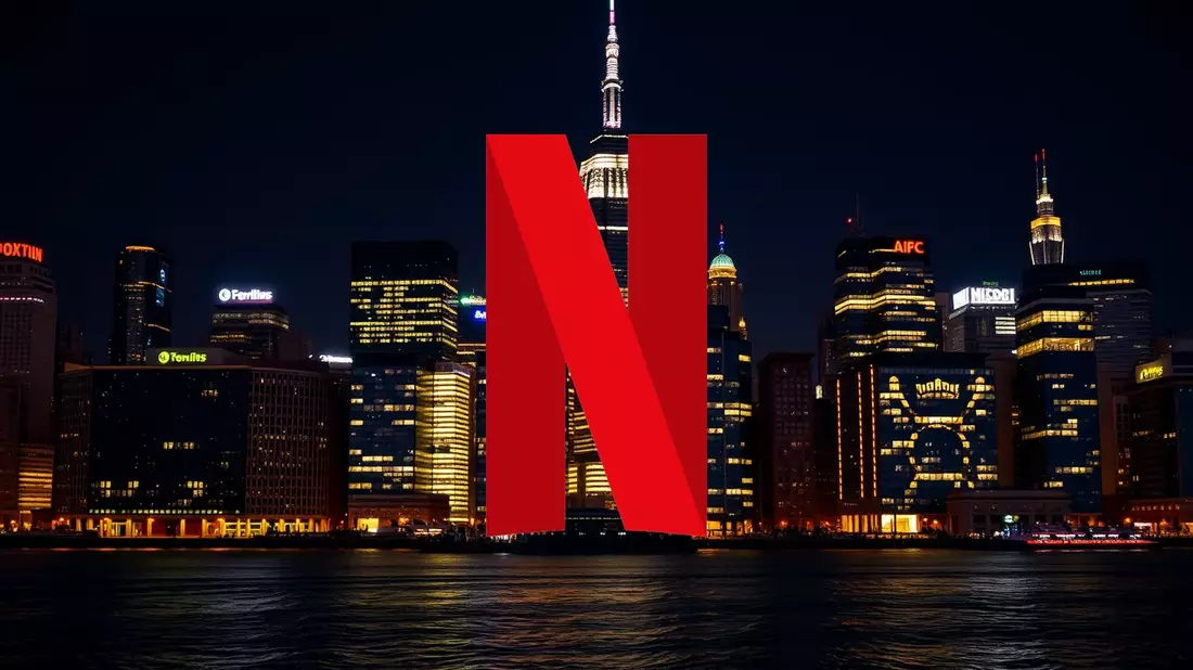 Netflix's Ad Ambitions Clash with Market Jitters Over Founder's Exit Illustration mit AI erstellt übermittelt durch boerse-global.de