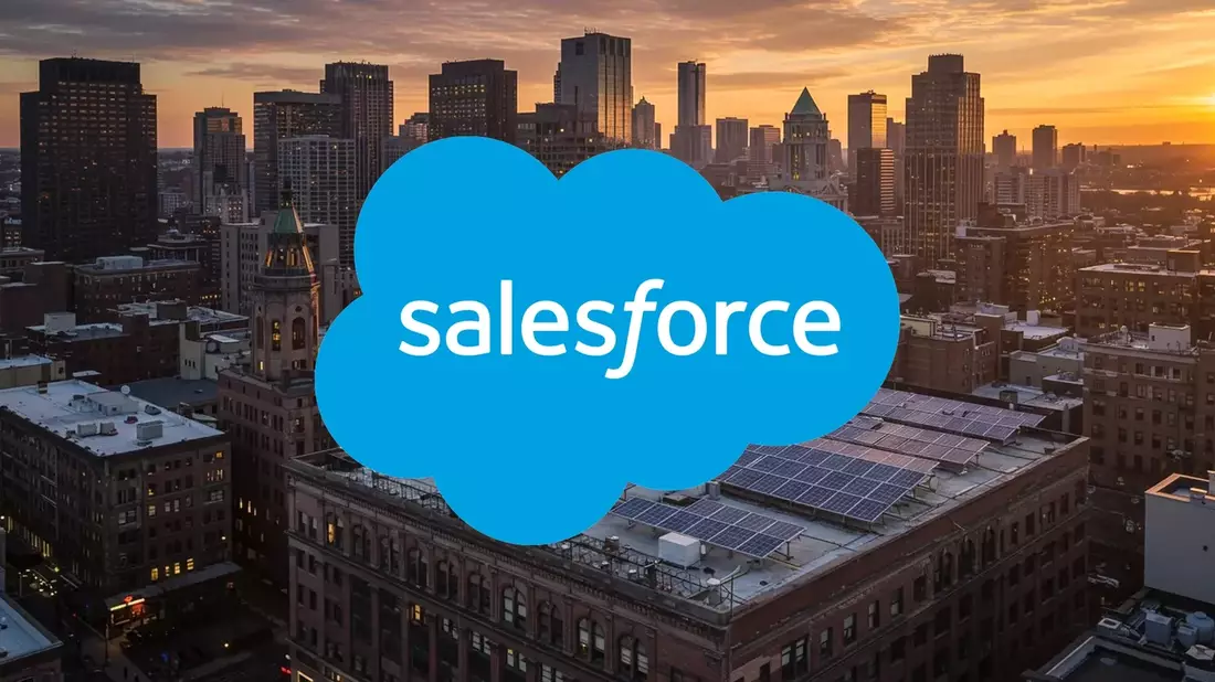 Salesforce's AI Overhaul and CEO Pay Cut Signal Strategic Pivot Illustration mit AI erstellt übermittelt durch boerse-global.de