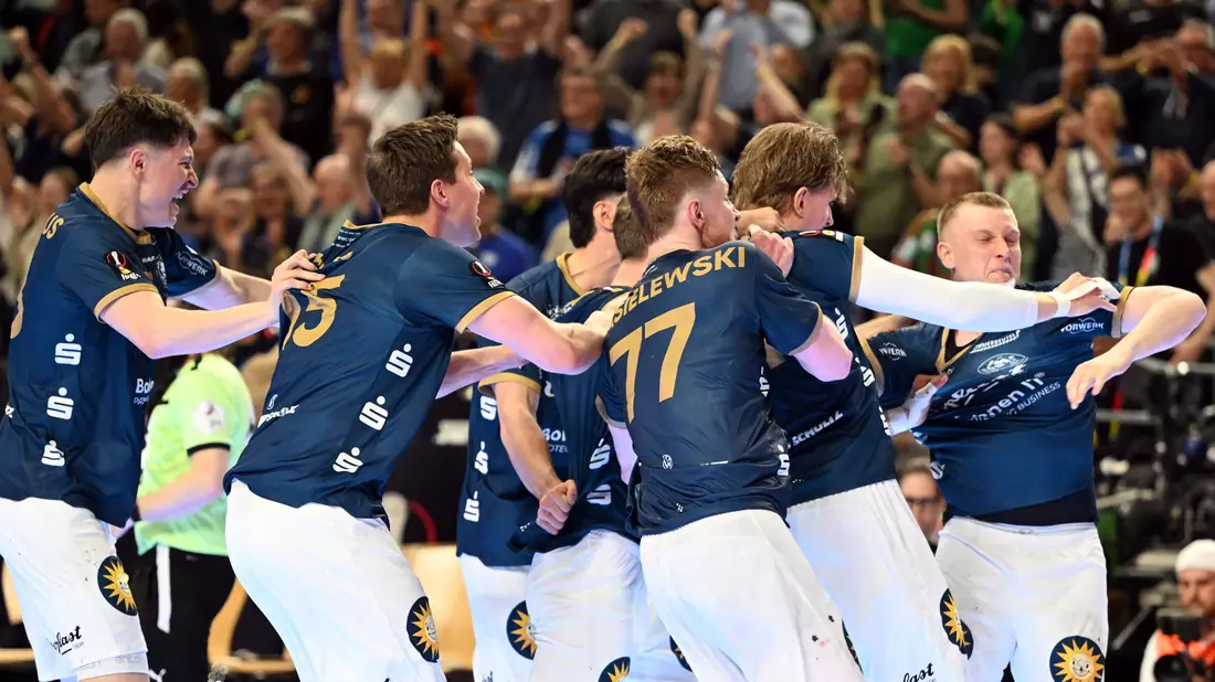 Für den Bergischen HC ist der Einzug ins Pokalfinale der größte Erfolg der Vereinsgeschichte. - Bild: Federico Gambarini/dpa