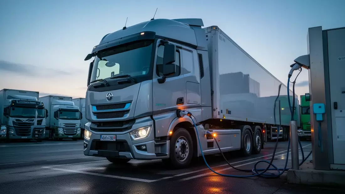 EU lockert CO2-Regeln für Lkw – Elektroboom trotz Marktrückgangs - Bild: über boerse-global.de