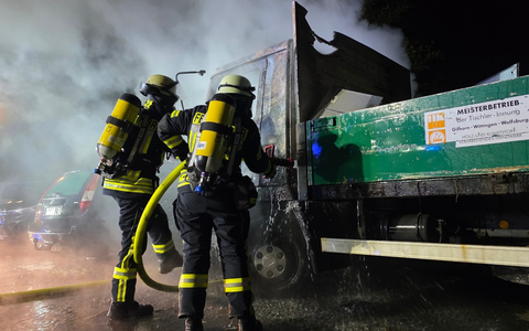 FW Celle: Lkw-Brand - Foto: presseportal.de