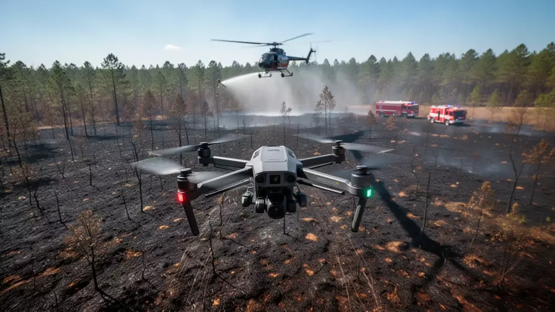 Feuerwehren setzen verstärkt auf Drohnen und Roboter - Bild: über boerse-global.de