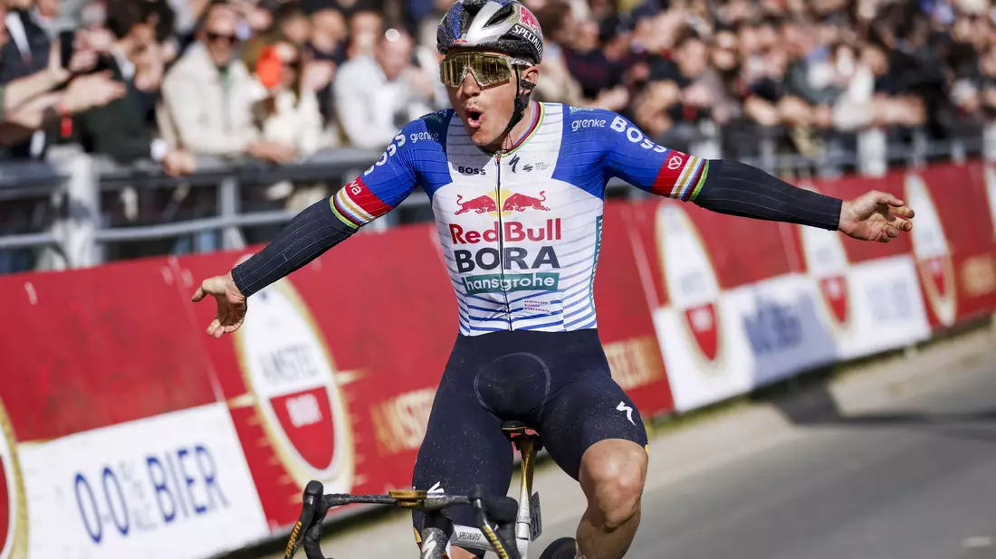 Olympiasieger Remco Evenepoel triumphierte beim Amstel Gold Race. - Bild: Vincent Jannink / Anp/ANP/dpa