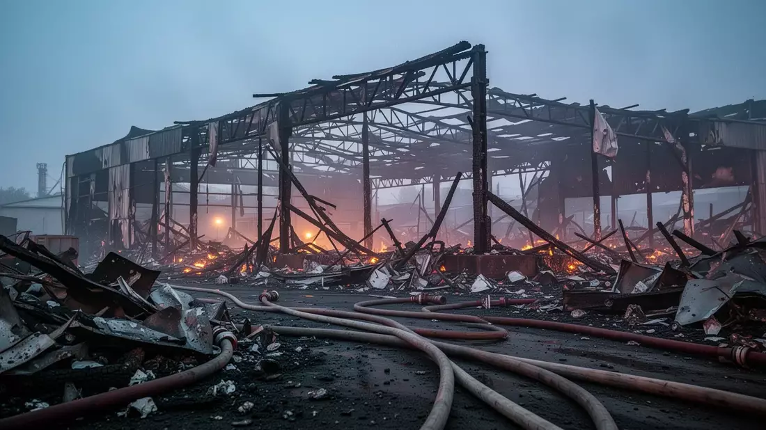 Großbrand in Regensburger Recycling-Anlage löst Großeinsatz aus - Bild: über boerse-global.de