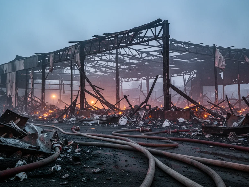 Großbrand in Regensburger Recycling-Anlage löst Großeinsatz aus - Foto: über boerse-global.de