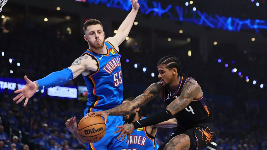 Der Sieg der Oklahoma City Thunder zum Start in die Playoffs war nie gefährdet.  - Bild: Nate Billings/AP/dpa