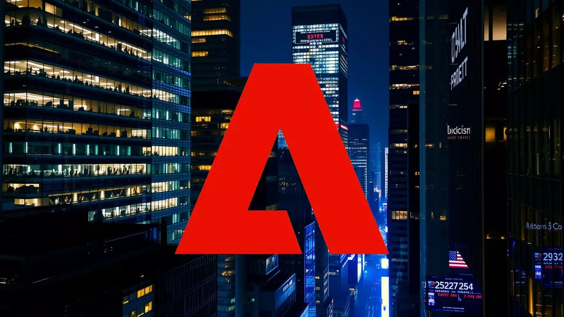 Adobe: La alianza estratégica que busca romper la inercia bajista Illustration mit AI erstellt übermittelt durch boerse-global.de
