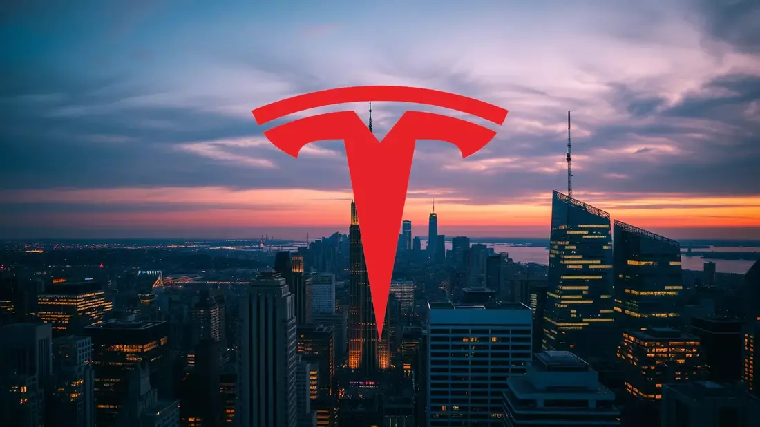 Tesla's Robotaxi Rollout Meets a Mountain of Unsold Cars Illustration mit AI erstellt übermittelt durch boerse-global.de
