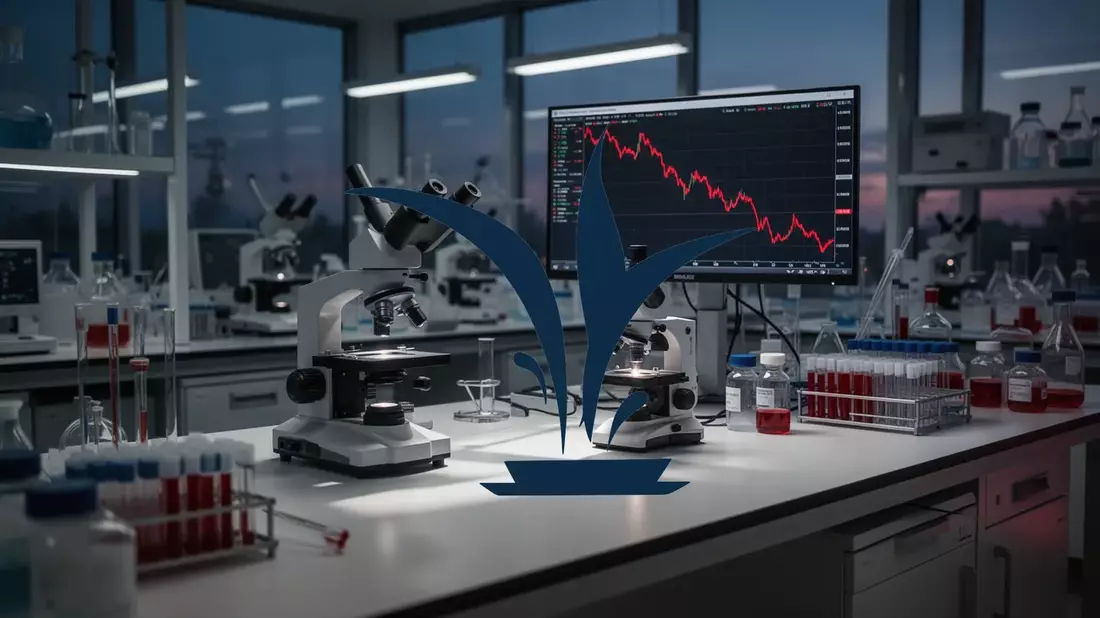 Amylyx Aktie: Kurs unter Druck Illustration mit AI erstellt übermittelt durch boerse-global.de