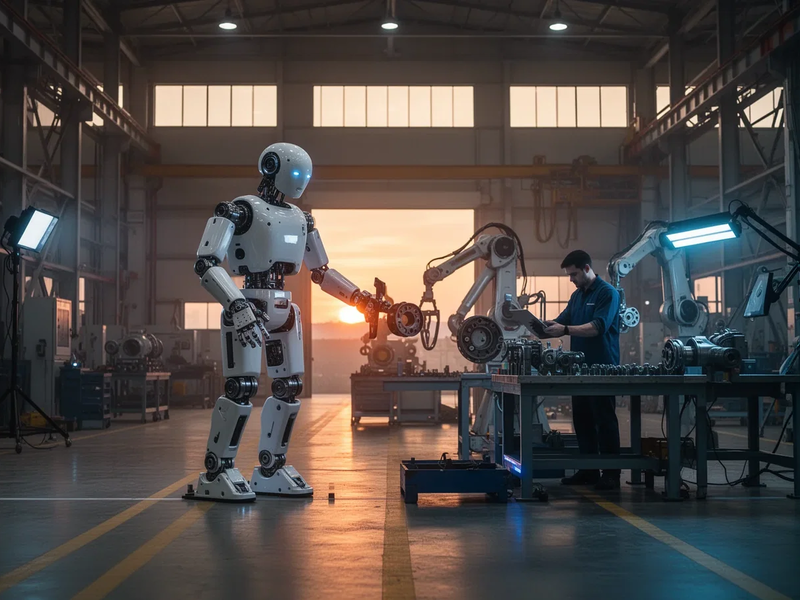 Bitkom: Humanoide Roboter sollen Fachkräfte ersetzen - Foto: über boerse-global.de