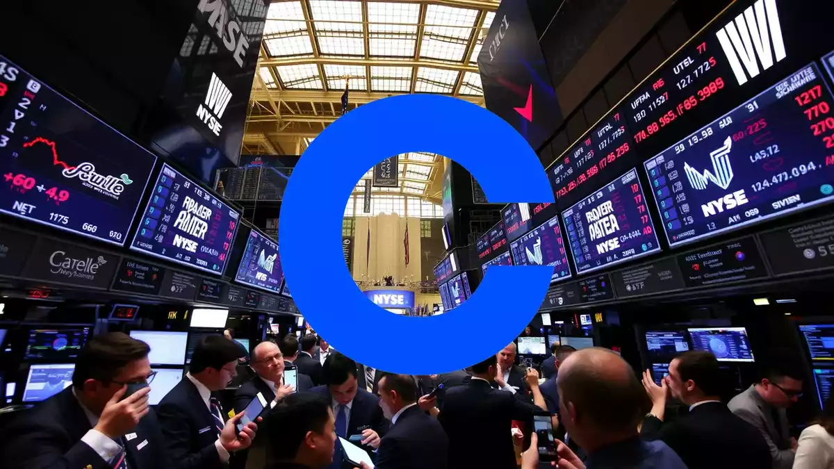 Coinbase: La Licencia que Abre una Puerta y la Ley que Podría Cerrar Otra Illustration mit AI erstellt.