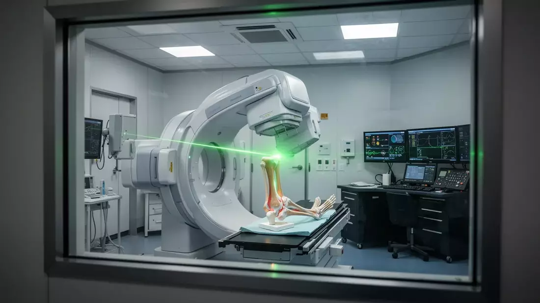 Strahlentherapie bei Arthrose: Neue Studien heizen alte Debatte an Illustration mit AI erstellt übermittelt durch boerse-global.de