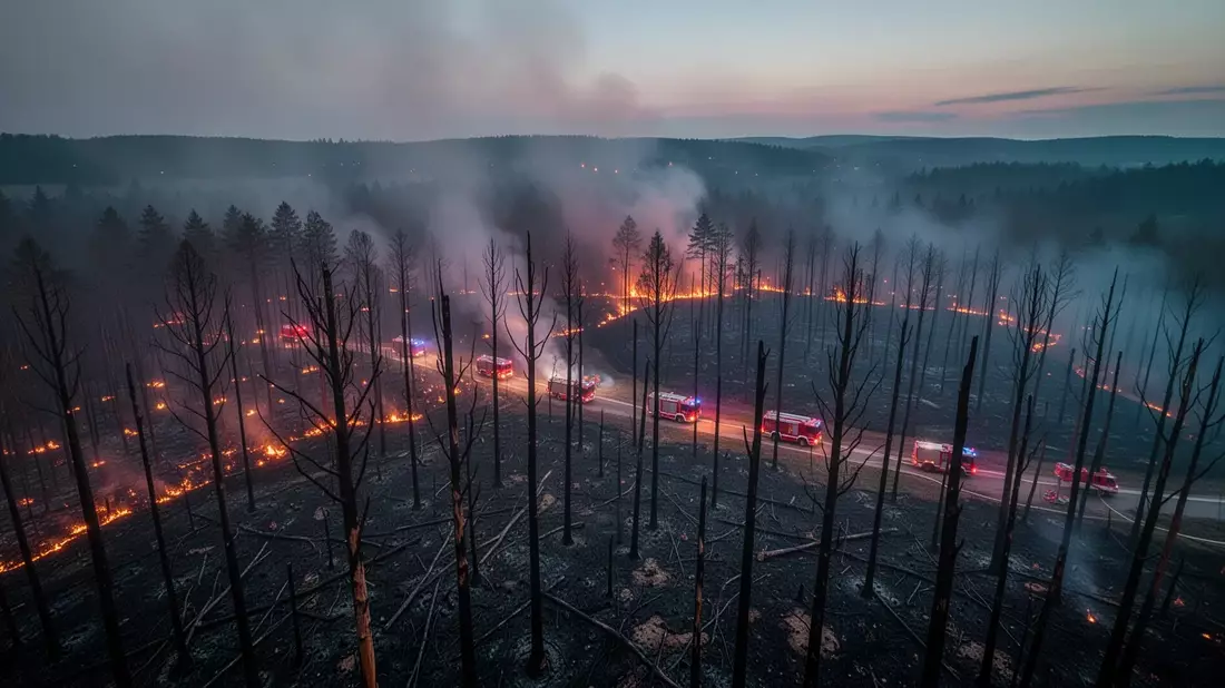 Waldbrände und Industriefeuer: Frühe Saison fordert Einsatzkräfte - Bild: über boerse-global.de