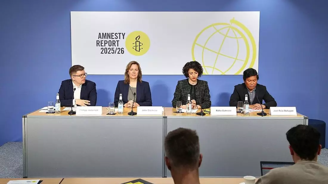 Vorstellung Amnesty-Report 2025 am 20.04.2026 - Bild: via dts Nachrichtenagentur