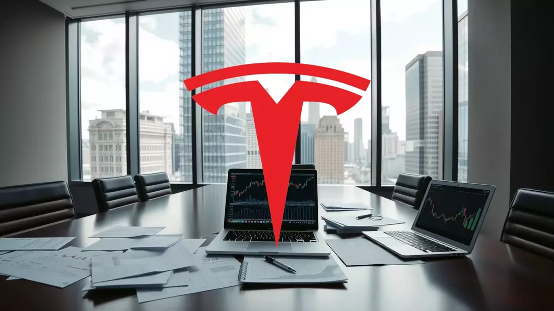 Tesla's European FSD Greenlight and AI Chip Milestone Set Stage for Tense Earnings Illustration mit AI erstellt übermittelt durch boerse-global.de