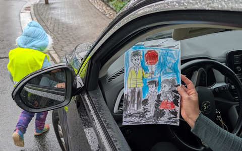 POL-HK: Bad Fallingbostel: Vorschulkinder unterstützen bei Geschwindigkeitskontrolle - Foto: presseportal.de