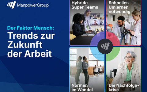 KI schürt Unsicherheit am Arbeitsmarkt / Der Faktor Mensch / ManpowerGroup Global Workforce Trendreport 2026 veröffentlicht - Foto: presseportal.de