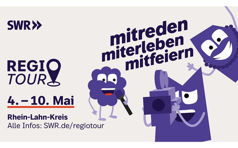 SWR Regiotour im Rhein-Lahn-Kreis: Mitreden, miterleben, mitfeiern! - Foto: presseportal.de