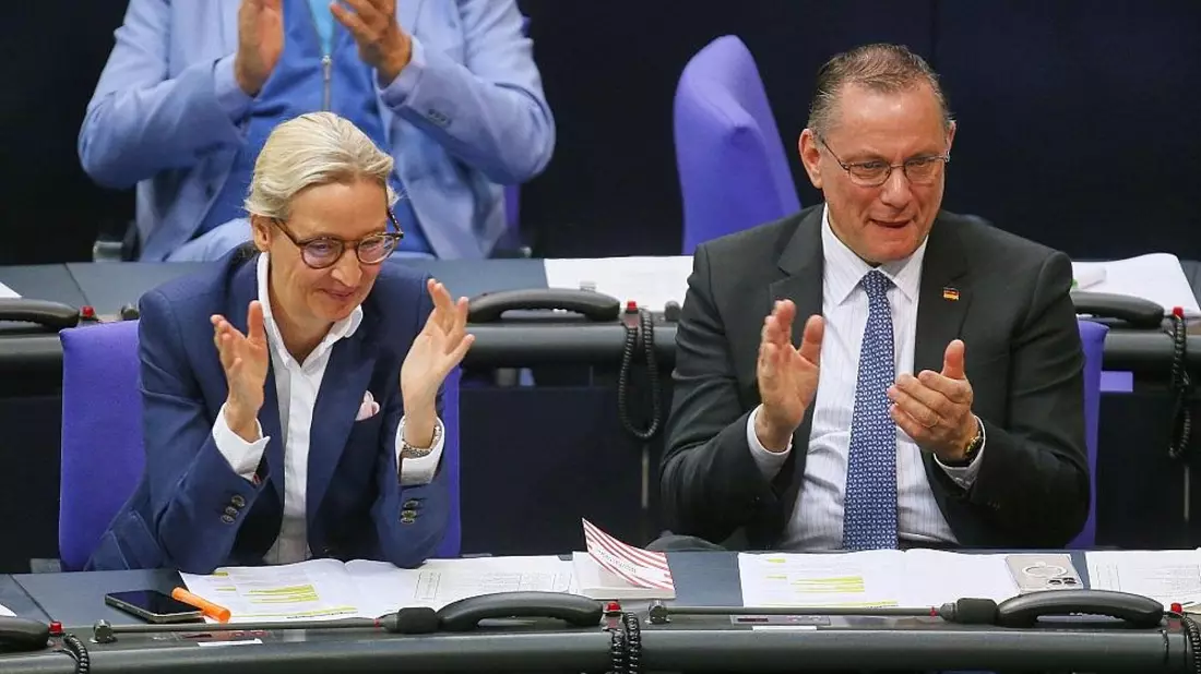 Alice Weidel und Tino Chrupalla (Archiv) - Bild: via dts Nachrichtenagentur