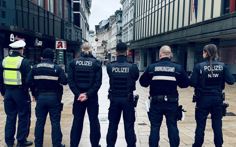 POL-MK: Sondereinsatz: Polizei und Ordnungsamt kontrollieren in der Innenstadt - Foto: presseportal.de