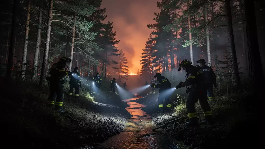 Much: Serien-Brandstifter zündet in unwegsamem Gelände - Bild: über boerse-global.de