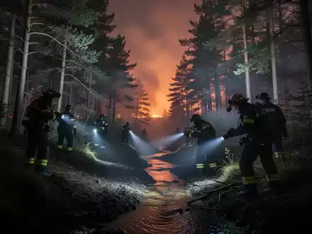 Much: Serien-Brandstifter zündet in unwegsamem Gelände - Foto: über boerse-global.de