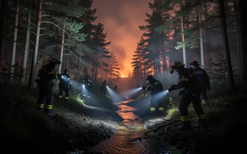 Much: Serien-Brandstifter zündet in unwegsamem Gelände - Foto: über boerse-global.de