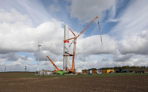 Windrad-Bau (Archiv) - Foto: via dts Nachrichtenagentur