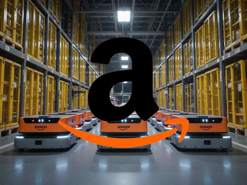 Amazon Aktie: Roboter im Lager - Foto: über boerse-global.de