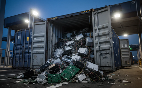 Elektroschrott: Deutsche Zollbehörden stoppen illegale Exporte - Foto: über boerse-global.de