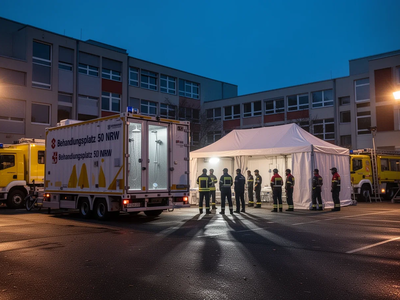 Großübung für den Ernstfall: Feuerwehren proben Chemieunfälle - Foto: über boerse-global.de