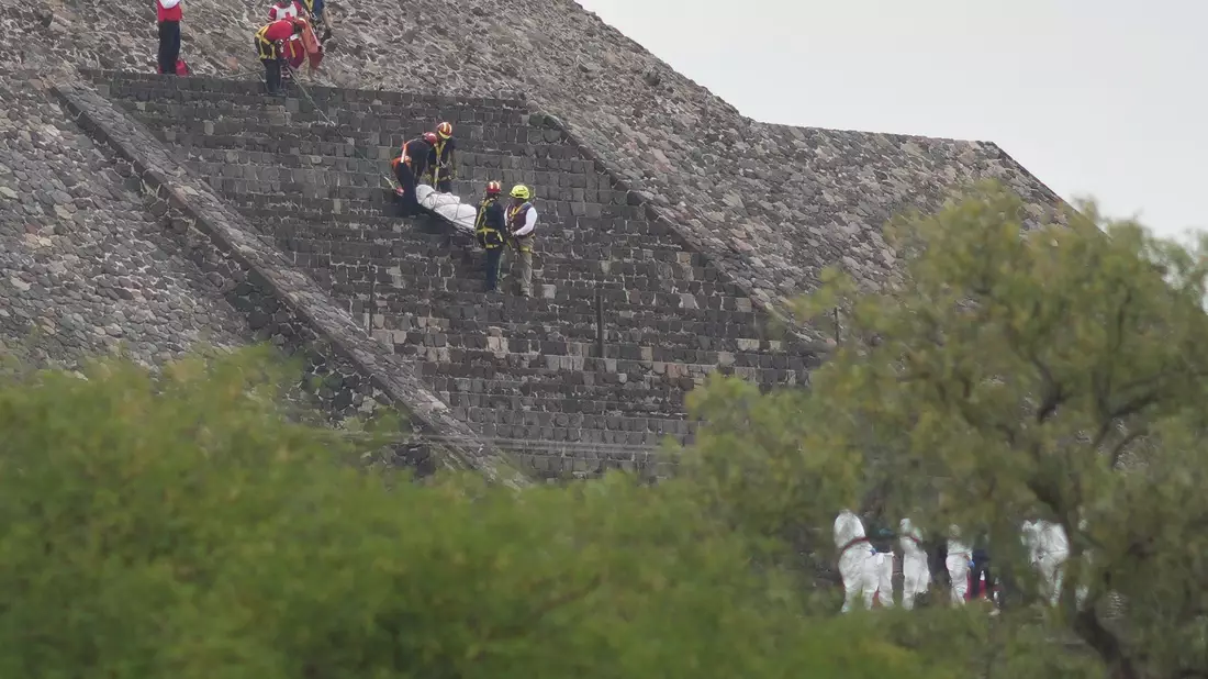 Teotihuacan ist eine der meistbesuchten Ausgrabungsstätten in Mexiko.  - Bild: Eduardo Verdugo/AP/dpa