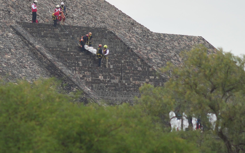 Teotihuacan ist eine der meistbesuchten Ausgrabungsstätten in Mexiko.  - Foto: Eduardo Verdugo/AP/dpa